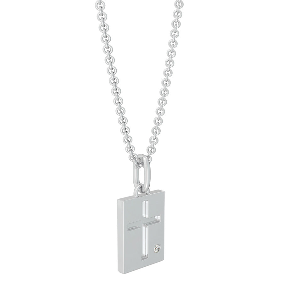 Cross Rectagular Pendant