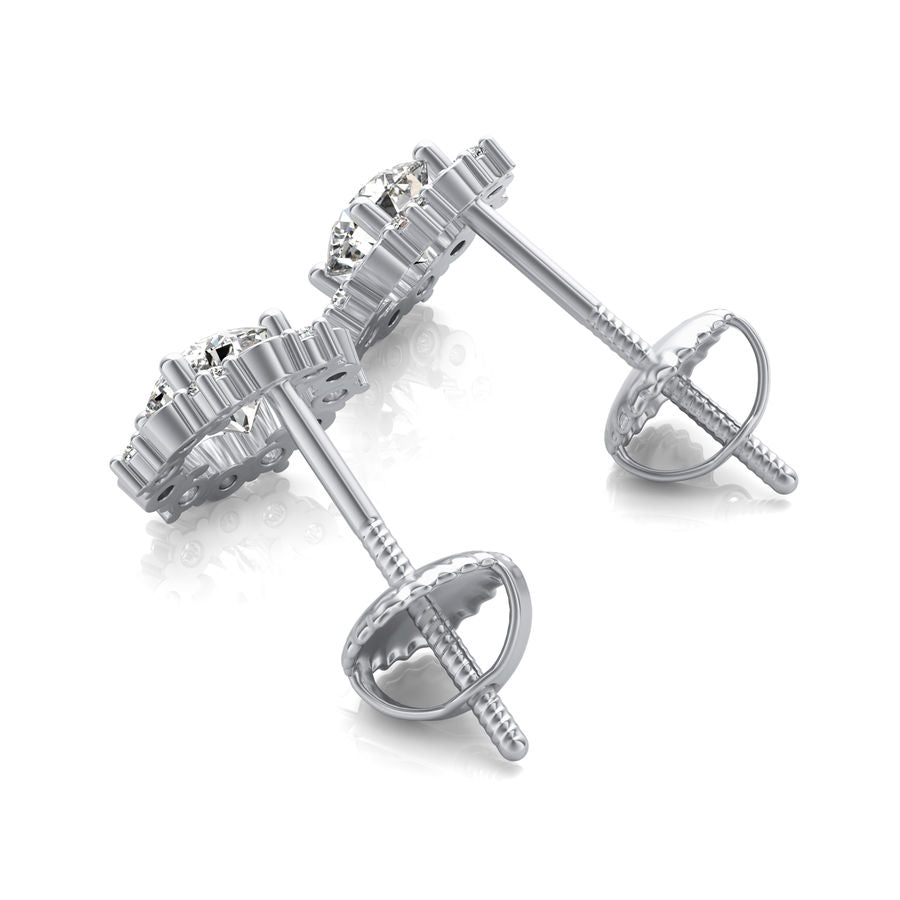 Halo Stud Earrings