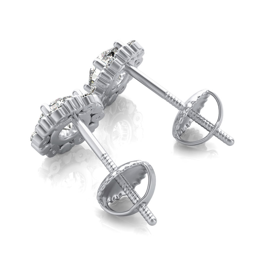 Halo Stud Earrings