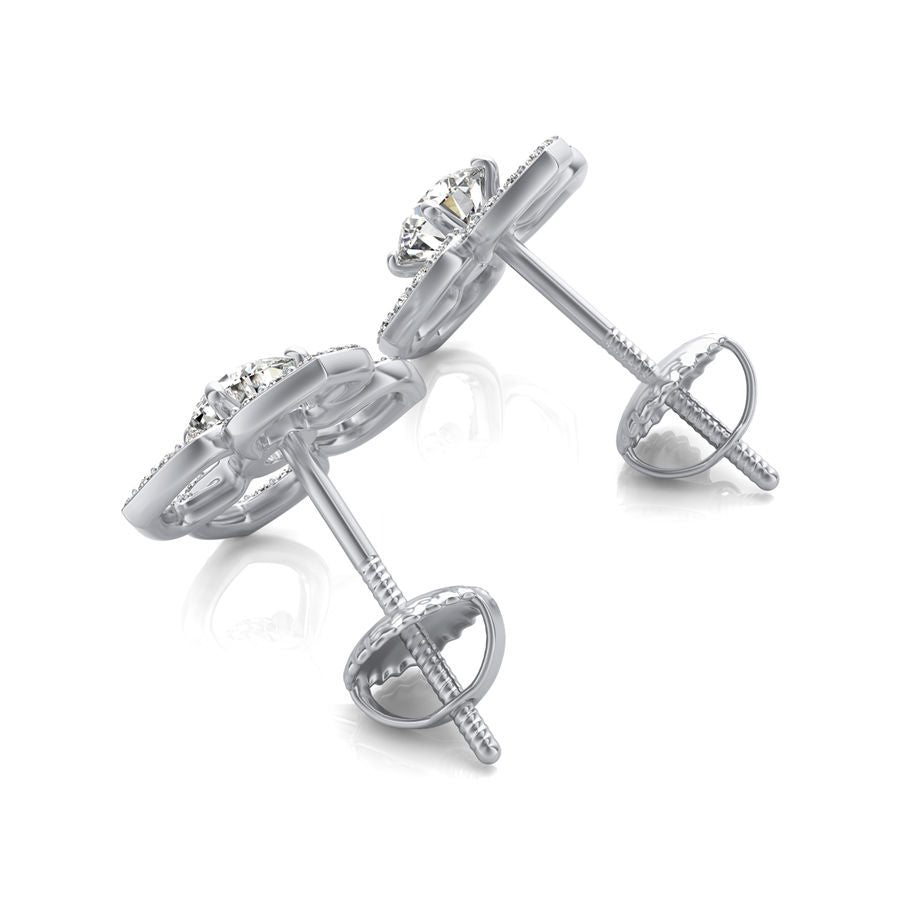 Halo Stud Earrings