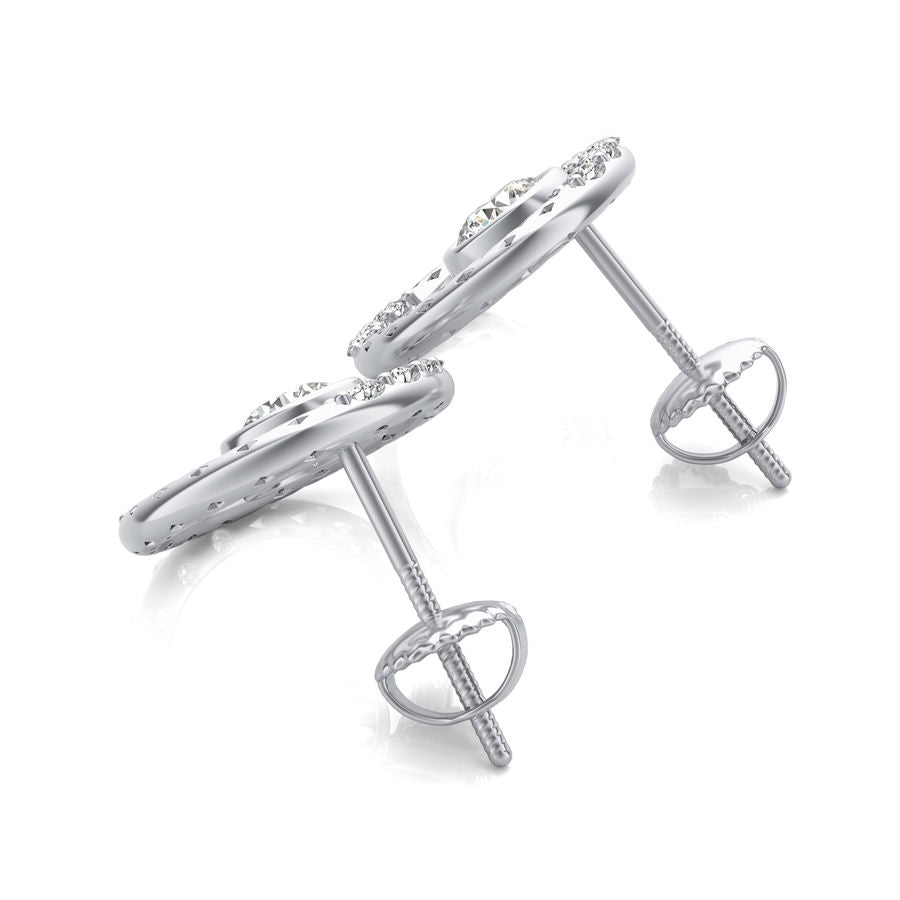 Halo Stud Earrings