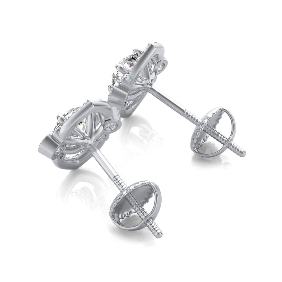 Halo Stud Earrings