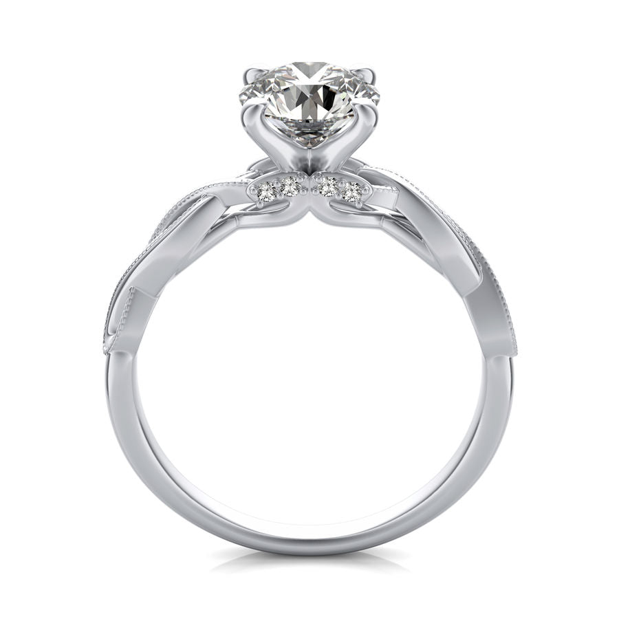 Twist Engagement Ring