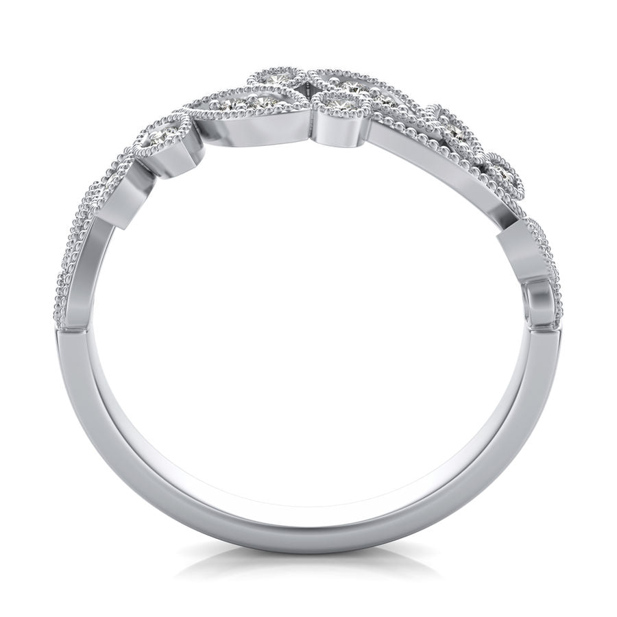 Fashion Ring with Milgrain