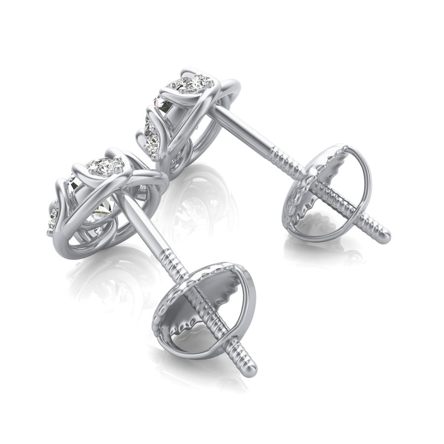 Halo Stud Earrings