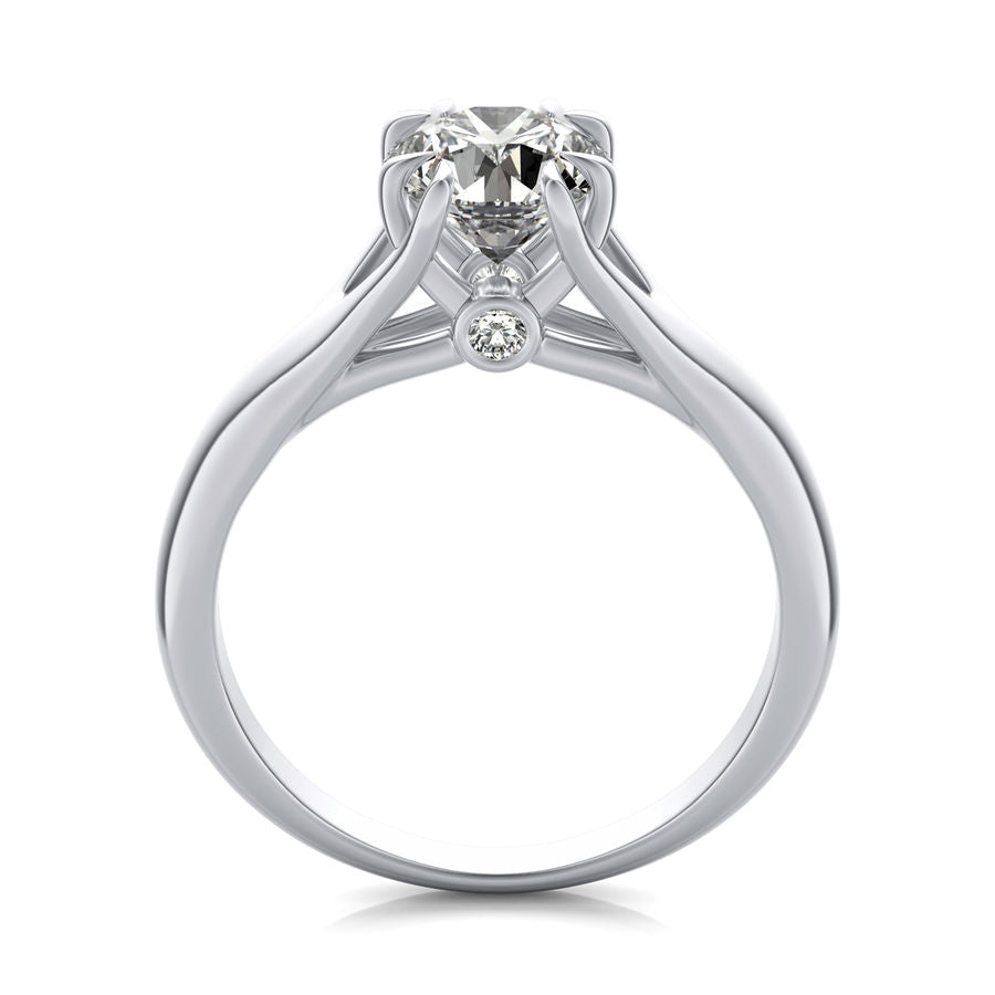 Cathedral Solitaire Engagement Ring