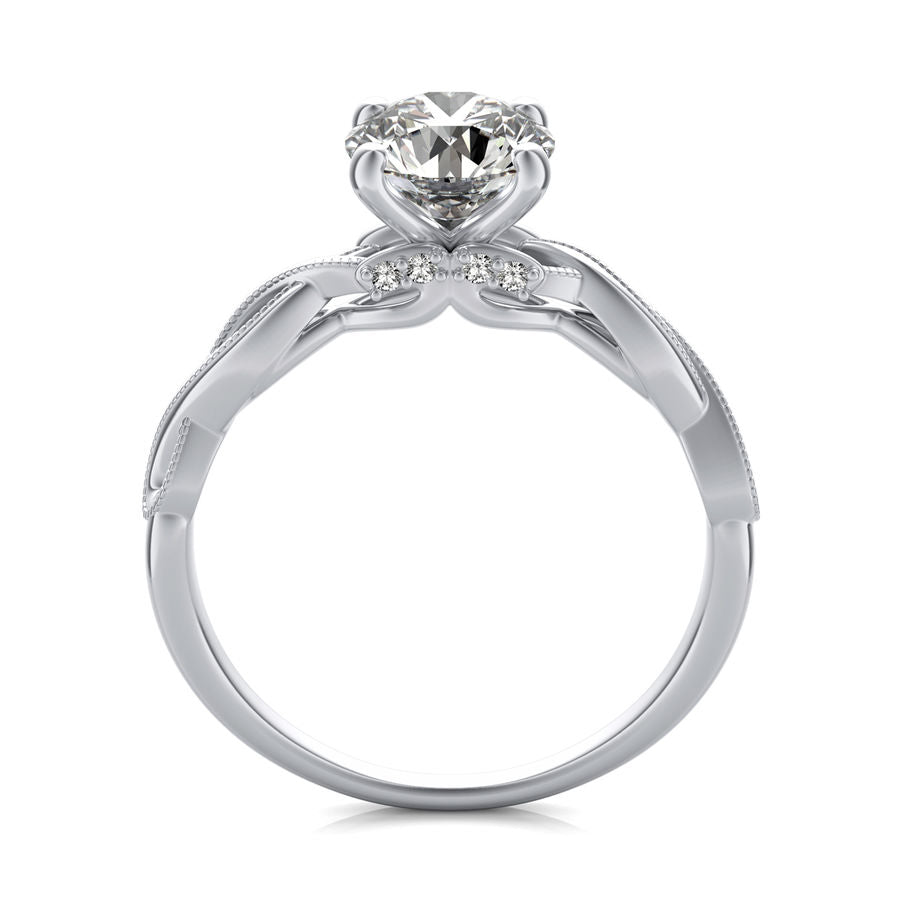 Twist Engagement Ring