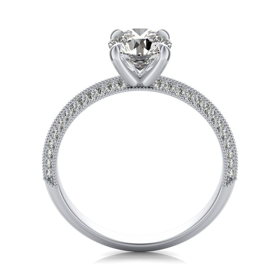 Knife Edge Engagement Ring