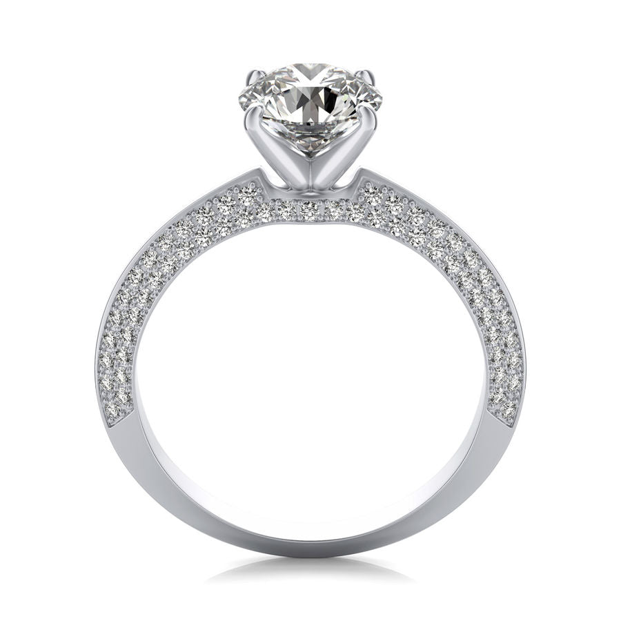 Knife Edge Engagement Ring