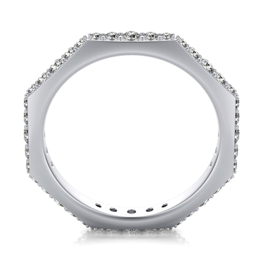 Octagon Eternity Ring