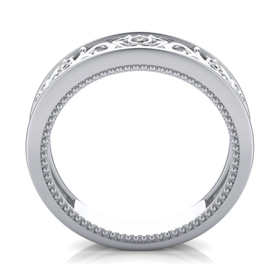 Filigree Band with Milgrain