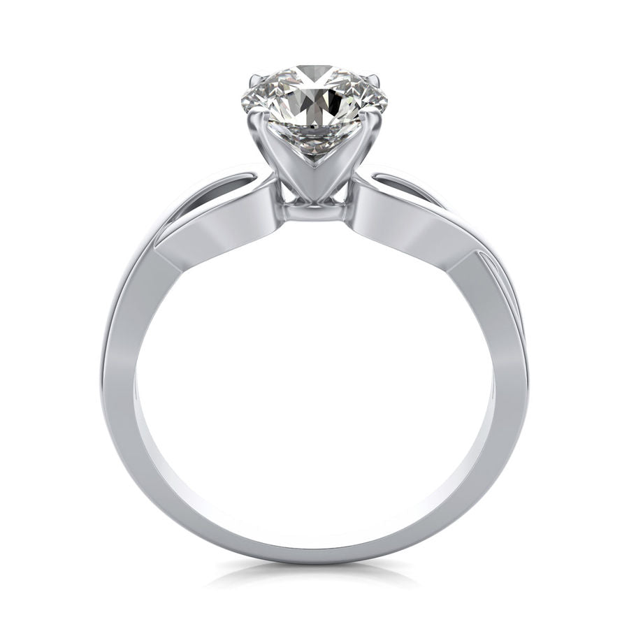 Twist Engagement Ring