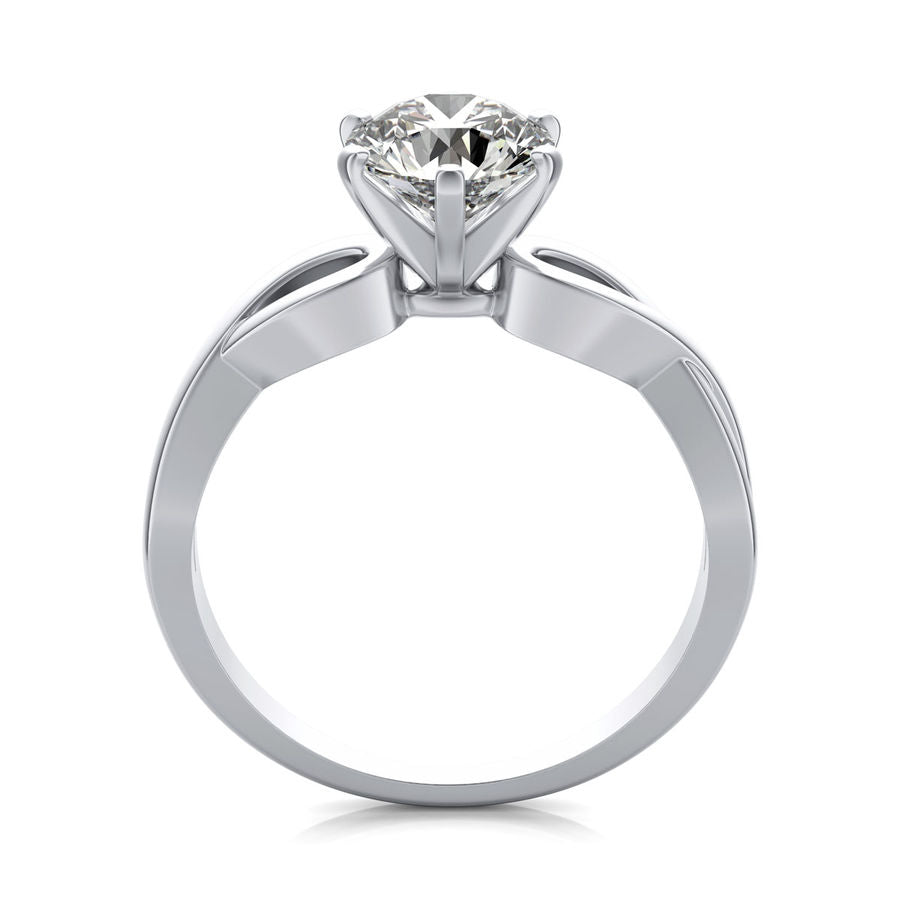 Twist Engagement Ring