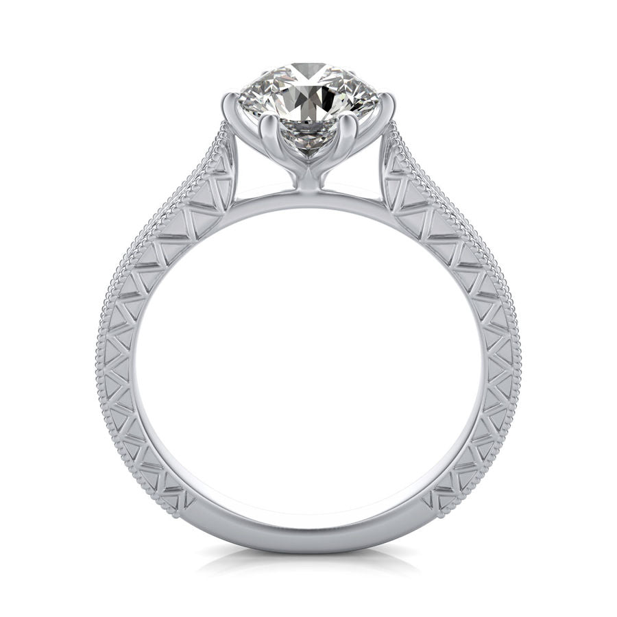 Victoria Cathedral Solitaire Engagement Ring