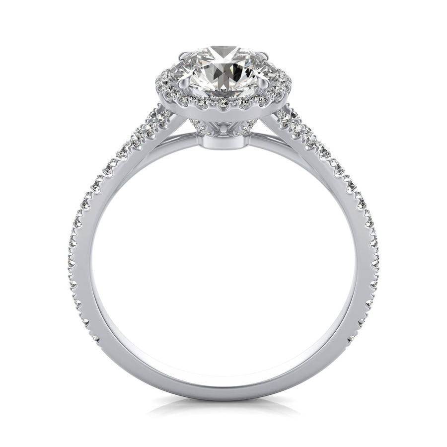Halo Engagement Ring