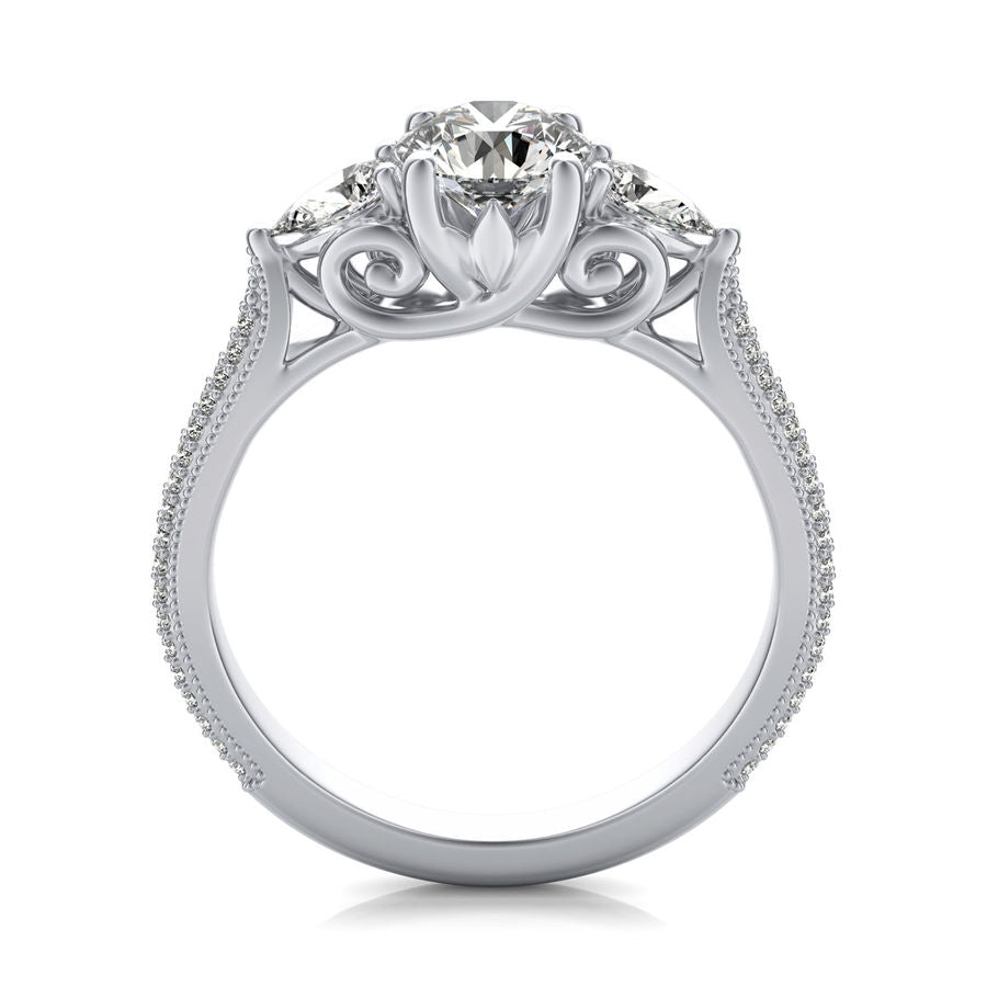 Three Stone Engagement