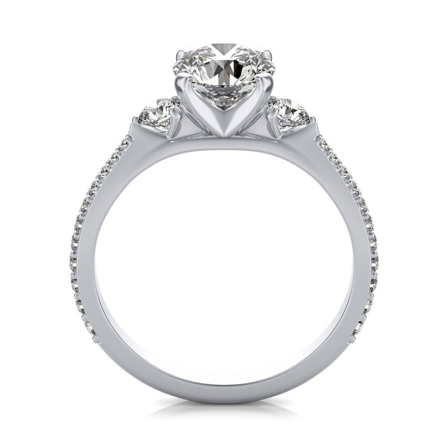 Three Stone Engagement