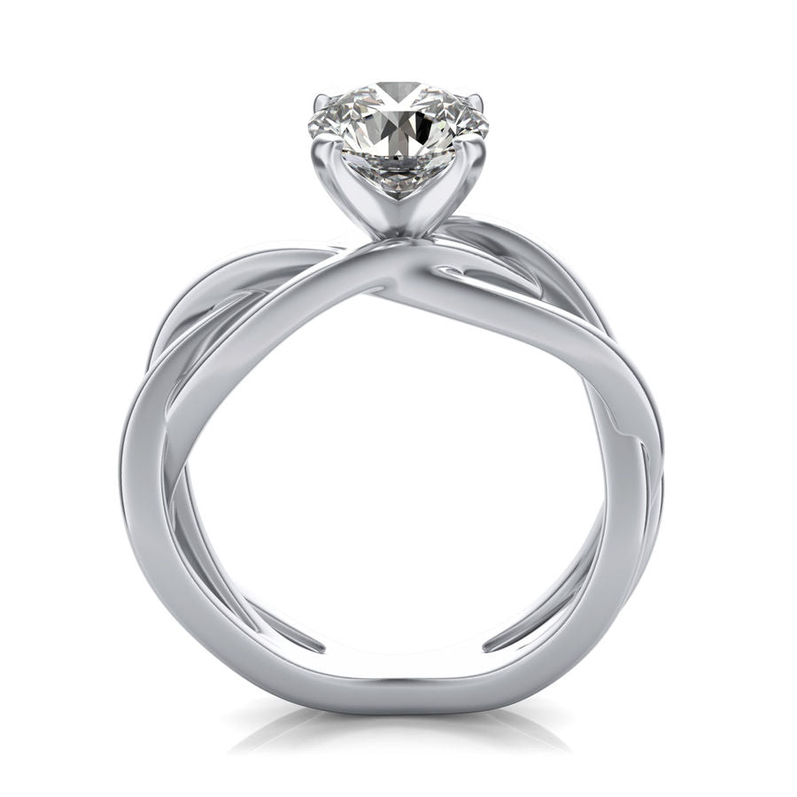 Twist Engagement Ring