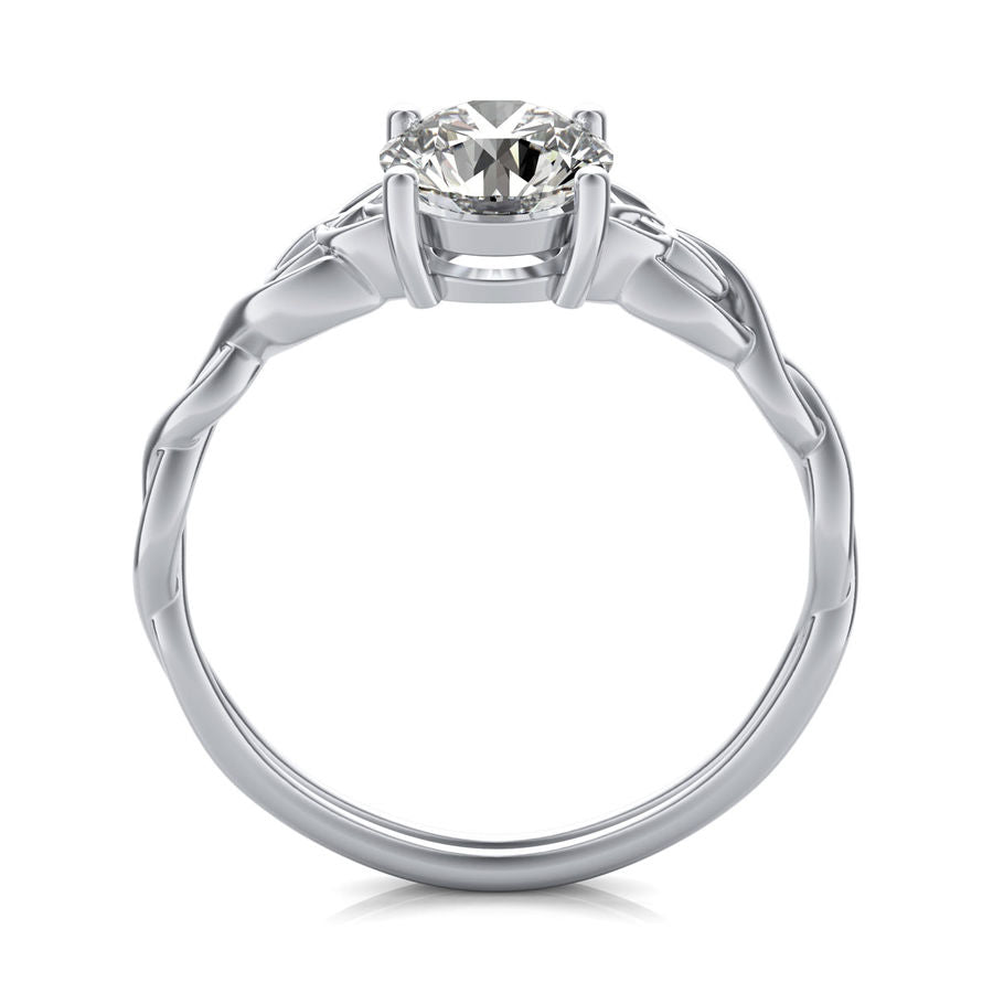 Twist Engagement Ring