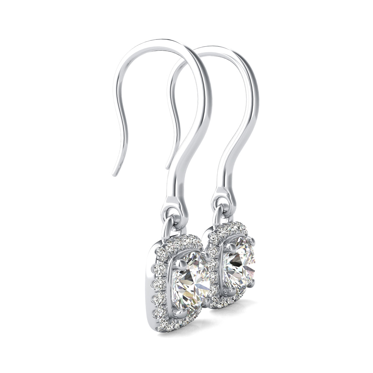 Halo Dangle Earrings