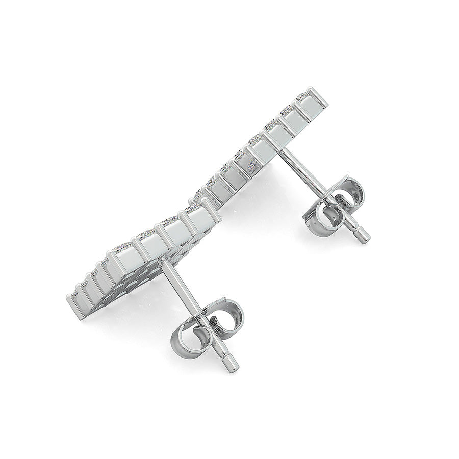 2.00 Ct. T.W. Cluster Stud Earrings